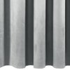 ZATEMŇOVACÍ ZÁVĚS NA KROUŽCÍCH AURA 140X250 CM STŘÍBRNÁ