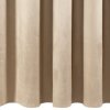 ZATEMŇOVACÍ ZÁVĚS NA KROUŽCÍCH AURA 140X250 CM TMAVĚBÉŽOVÁ