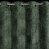ZATEMŇOVACÍ ZÁVĚS NA KROUŽCÍCH ALETA 135X250 CM TMAVĚZELENÁ