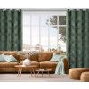 ZATEMŇOVACÍ ZÁVĚS NA KROUŽCÍCH ALETA 135X250 CM TMAVĚZELENÁ