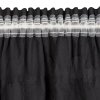 ZÁCLONA NA PÁSCE AURA 140X270 CM ČERNÁ