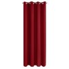 ZATEMŇOVACÍ ZÁVĚS NA KROUŽCÍCH BLACKOUT 135X250 CM ČERVENÁ