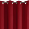 ZATEMŇOVACÍ ZÁVĚS NA KROUŽCÍCH BLACKOUT 135X250 CM ČERVENÁ