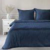 SATÉNOVÉ POVLEČENÍ VERA 160X200 CM, 2 KS 70X80 CM TMAVĚMODRÉ