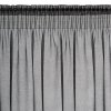 ZÁCLONA NA PÁSCE CARLI 140X250 CM ČERNÁ