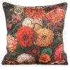 DEKORAČNÍ POVLAK NA POLŠTÁŘ VELVET110 45X45 CM KVĚTY
