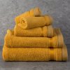 FROTÉ RUČNÍK ABBIE 100X150 CM TMAVĚŽLUTÁ