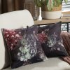 DEKORAČNÍ POVLAK NA POLŠTÁŘ VELVET 137 45X45 CM KVĚTY