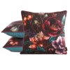 DEKORAČNÍ POVLAK NA POLŠTÁŘ VELVET 129 45X45 CM KVĚTY