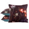 DEKORAČNÍ POVLAK NA POLŠTÁŘ VELVET 129 45X45 CM KVĚTY