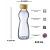 simax pure butelka z bambusowa zakretka 500ml