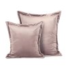 DEKORAČNÍ POVLAK NA POLŠTÁŘ RIA 45X45 CM PÚDROVĚ RŮŽOVÁ