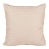 poszewka satyna bawelna cizgili capuccino 40x40