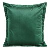 DEKORAČNÍ POVLAK NA POLŠTÁŘ RIA 45X45 CM TMAVĚZELENÁ