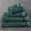 FROTÉ RUČNÍK ABBIE 40X60 CM TMAVĚZELENÁ