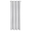 ZÁVĚS NA KROUŽCÍCH ADARI 140X250 CM BÍLÁ