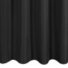 ZÁVĚS NA KROUŽCÍCH ADARI 140X250 CM ČERNÁ