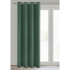 ZÁVĚS NA KROUŽCÍCH ADARI 140X250 CM TMAVĚZELENÁ