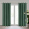 ZÁVĚS NA KROUŽCÍCH ADARI 140X250 CM TMAVĚZELENÁ