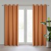 ZÁVĚS NA KROUŽCÍCH RITA 140X250 CM ORANŽOVÁ