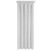 ZATEMŇOVACÍ ZÁVĚS (100%) NA PÁSCE SUZAN 135X270 CM STŘÍBRNÁ