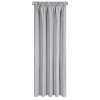 ZATEMŇOVACÍ ZÁVĚS (100%) NA PÁSCE SUZAN 135X270 CM ŠEDÁ