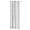 ZÁVĚS NA KROUŽCÍCH TIFFANY 135X250 CM BÍLÁ