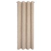 ZÁVĚS NA KROUŽCÍCH AURELIA 135X250 CM BÉŽOVÁ