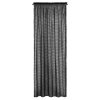 ZÁVĚS NA PÁSCE REINA 135X270 CM ČERNÁ