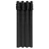 ZATEMŇOVACÍ ZÁVĚS NA KROUŽCÍCH ERIN 140X250 CM ČERNÁ