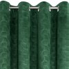 ZATEMŇOVACÍ ZÁVĚS NA KROUŽCÍCH ELLEN 140X250 CM ZELENÁ
