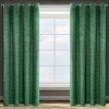 ZATEMŇOVACÍ ZÁVĚS NA KROUŽCÍCH ELLEN 140X250 CM ZELENÁ
