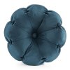 DEKORAČNÍ POLŠTÁŘ FLOWER41 37X37 CM MODRÁ