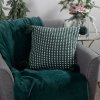 VÁNOČNÍ DEKORAČNÍ POVLEK NA POLŠTÁŘ SWEATER 45X45 CM ZELENÁ