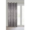 ZATEMŇOVACÍ ZÁVĚS NA KROUŽCÍCH ELISE 140X250 CM ŠEDÁ