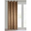 ZATEMŇOVACÍ ZÁVĚS NA KROUŽCÍCH KORNELIE 140X250 CM MEDOVÁ