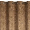 ZATEMŇOVACÍ ZÁVĚS NA KROUŽCÍCH KORNELIE 140X250 CM MEDOVÁ