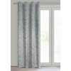 ZATEMŇOVACÍ ZÁVĚS NA KROUŽCÍCH KORNELIE 140X250 CM STŘÍBRNÁ