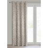 ZATEMŇOVACÍ ZÁVĚS NA KROUŽCÍCH KORNELIE 140X250 CM SVĚTLEBÉŽOVÁ