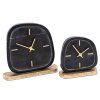 DEKORAČNÍ HODINY 306 SADA 8 KS 17X5X17 CM ČERNÁ