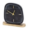 DEKORAČNÍ HODINY 305 SADA 4 KS 24X5X22 CM ČERNÁ