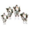 VÁNOČNÍ FIGURKA SANTA 40 CM BÍLÁ