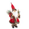 VÁNOČNÍ FIGURKA SANTA 40 CM ČERVENÁ