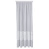 ZÁCLONA NA PÁSCE LORIS 140X270 CM BÍLÁ