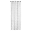 ZÁCLONA NA KROUŽCÍCH MONI 140X250 CM BÍLÁ