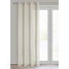 ZÁCLONA NA KROUŽCÍCH CYNTIA 140X250 CM KRÉMOVÁ