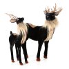 DEKORAČNÍ FIGURKA DEER 20X33 CM ČERNÁ