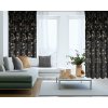 ZATEMŇOVACÍ ZÁVĚS NA PÁSCE SELENA 140X270 CM VZOROVANÁ