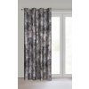 ZATEMŇOVACÍ ZÁVĚS NA KROUŽCÍCH ESTER 140X250 CM VZOROVANÁ