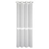 ZÁCLONA NA KROUŽCÍCH ROXANA 140X250 CM BÍLÁ